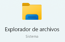 Explorador de archivos