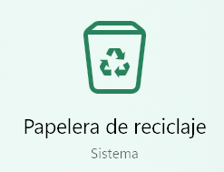 Papelera de reciclaje